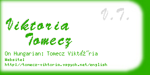 viktoria tomecz business card